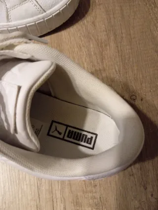 Zapatillas Puma plataforma blancas