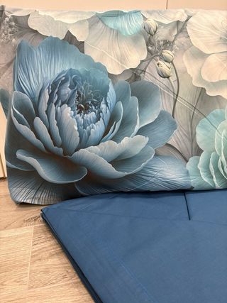 Coppia Lenzuola Blu 2 posti