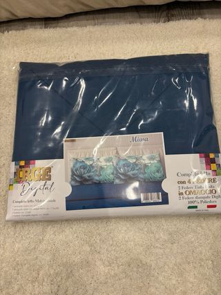 Coppia Lenzuola Blu 2 posti