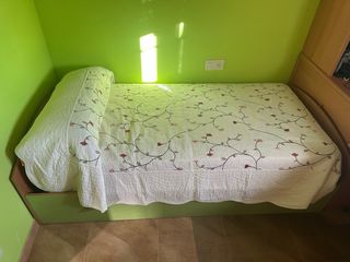 Cama individual 90x100 cm con colchónes