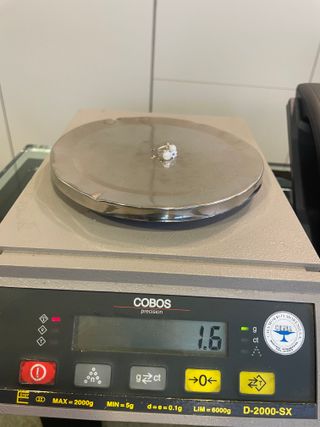 Pendientes Oro Blanco 18K Perla y Diamante