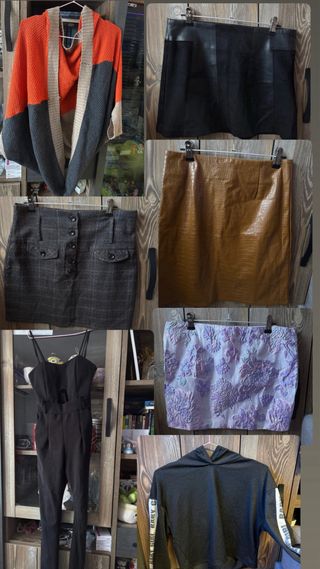 Consegna di abbigliamento da donna taglia 36