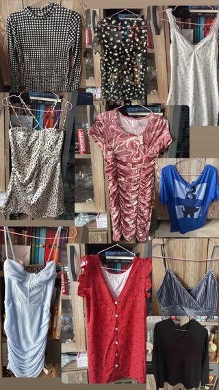 Consegna di abbigliamento da donna taglia 36