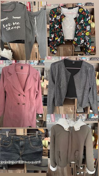 Consegna di abbigliamento da donna taglia 36