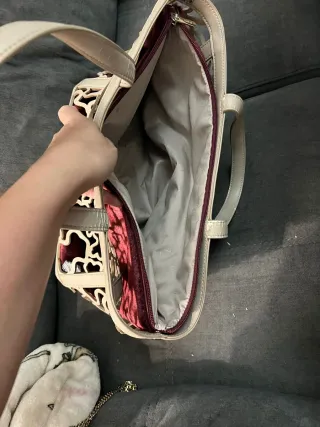 Bolso Tous Beige y Rojo