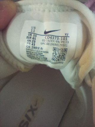 Zapatillas Nike React Vision Blancas