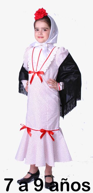 Disfraz Madrileña 7-9 años