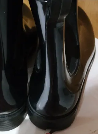 Stivali da acqua neri da donna