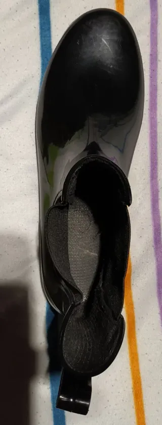 Stivali da acqua neri da donna