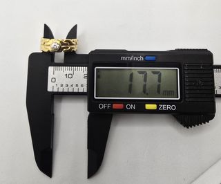 Anillo Solitario de oro de 18k, 2.99 g, T-18.