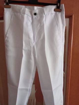 Disfraz traje blanco XL