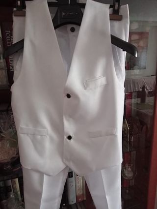 Disfraz traje blanco XL