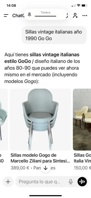 Mesa redonda y 4 sillas comedor