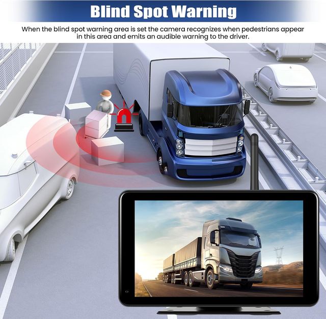 Cámara Marcha Atrás Inalámbrica 7” DVR