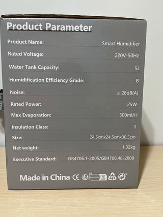 Humidificador Inteligente Ultrasónico Nuevo