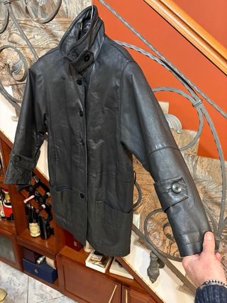 Giacca donna in vera pelle vintage