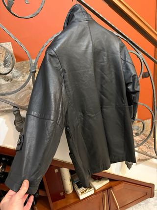 Giacca donna in vera pelle vintage