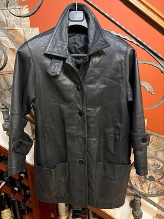 Giacca donna in vera pelle vintage