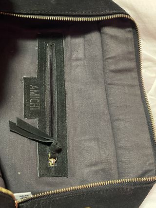 Bolso Vintage Amichi leopardo y negro