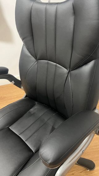 Silla de escritorio ergonómica negra