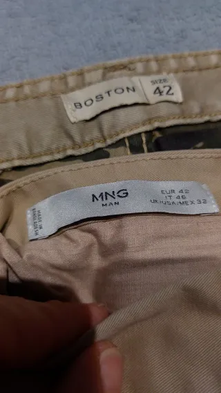 Lote 2 pantalones Mango y Boston Man