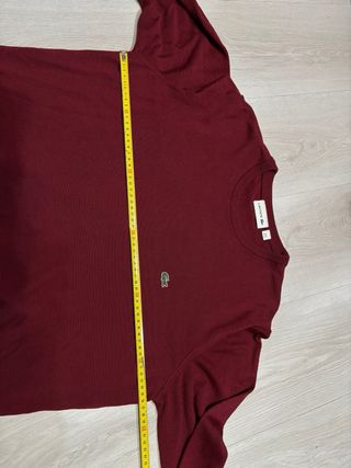 Jersey Lacoste Rojo burdeos Vintage