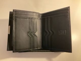 Cartera Piel Noble Caballero RFID Negra