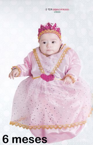Disfraz Saquito Princesa 6 meses