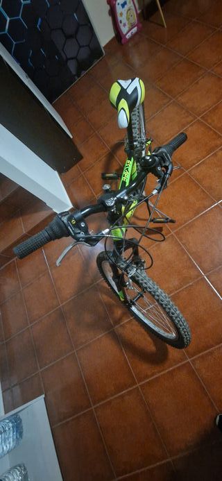 Bicicleta Montaña 20 Negra/Verde