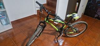 Bicicleta Montaña 20 Negra/Verde