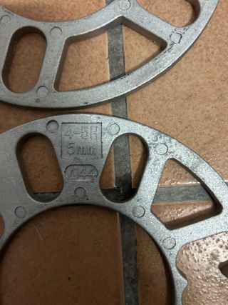 Separadores Ruedas 5mm (4uds)