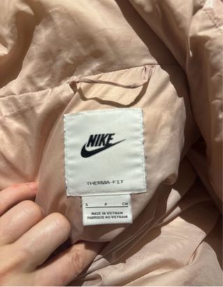 Plumas largo Nike mujer rosa