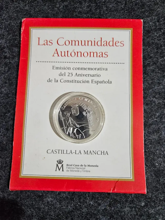 Medalla Castilla-La Mancha Plata 925