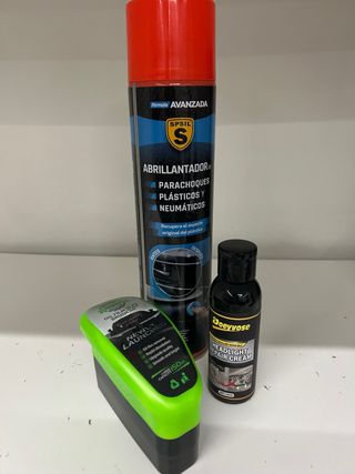 Kit limpieza coche