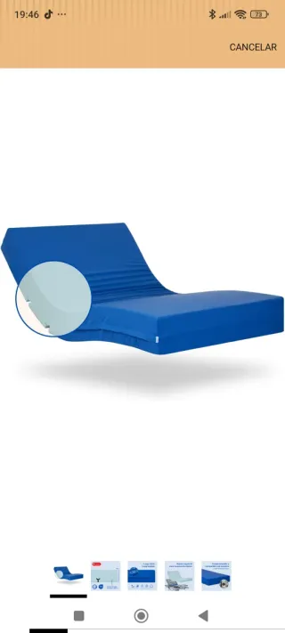 Cama articulada más colchon