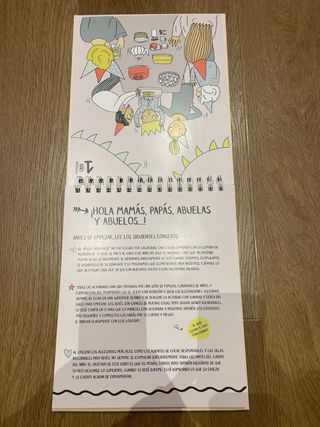 HOLA BEBÉ - CALENDARIO DE ACTIVIDADES 1r AÑO