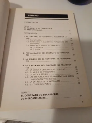 Libro Temas específicos transporte nacional