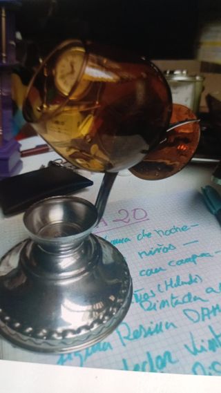 Calentador y copa para brandy