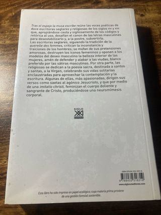Tras el espejo la musa escribe: Lírica femenina...