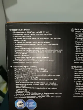 Batidora SilverCrest Frutas 900W