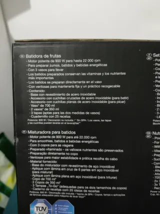 Batidora SilverCrest Frutas 900W