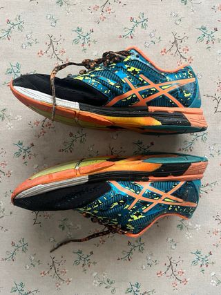 Zapatillas ASICS Running Negro Naranja