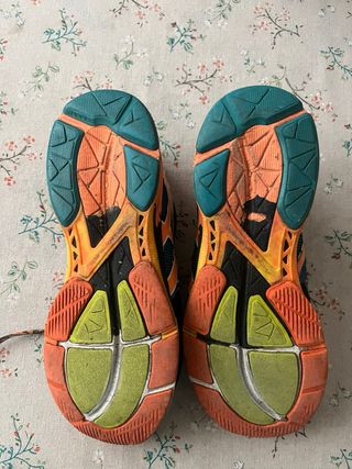 Zapatillas ASICS Running Negro Naranja