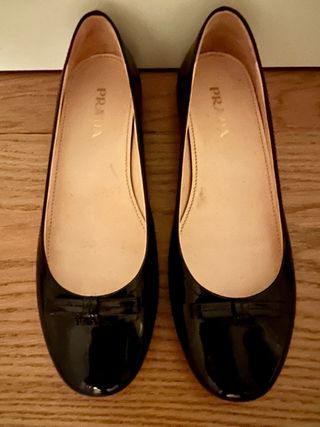 Bailarinas PRADA Negras Charol