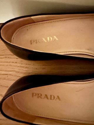 Bailarinas PRADA Negras Charol