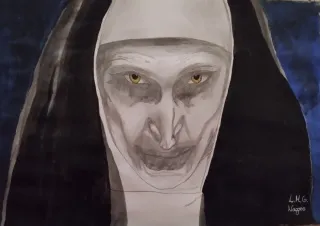 Dibujos a lápiz y pincel. Instagram: nagore_arts