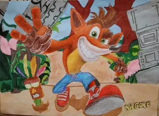 Dibujos a lápiz y pincel. Instagram: nagore_arts