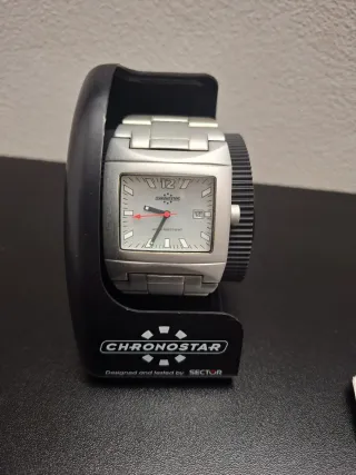 Orologio Chronostar By Sector Argento Bianco