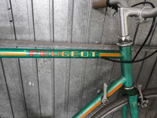 Bicicleta Peugeot Clásica Verde