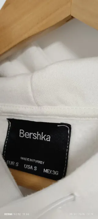 Sudadera hombre blanca con estampado